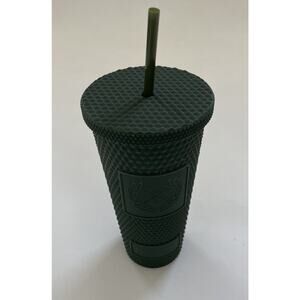 Dixxon Tumbler‎ with Straw and Lid Matte Studded Army Green